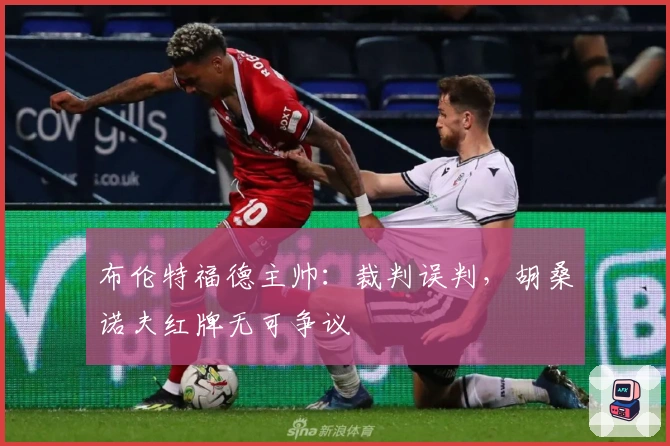 布伦特福德主帅：裁判误判，胡桑诺夫红牌无可争议